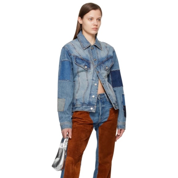 NWOT Andersson Bell Patchwork Denim Jacket in size M - Picture 13 of 13